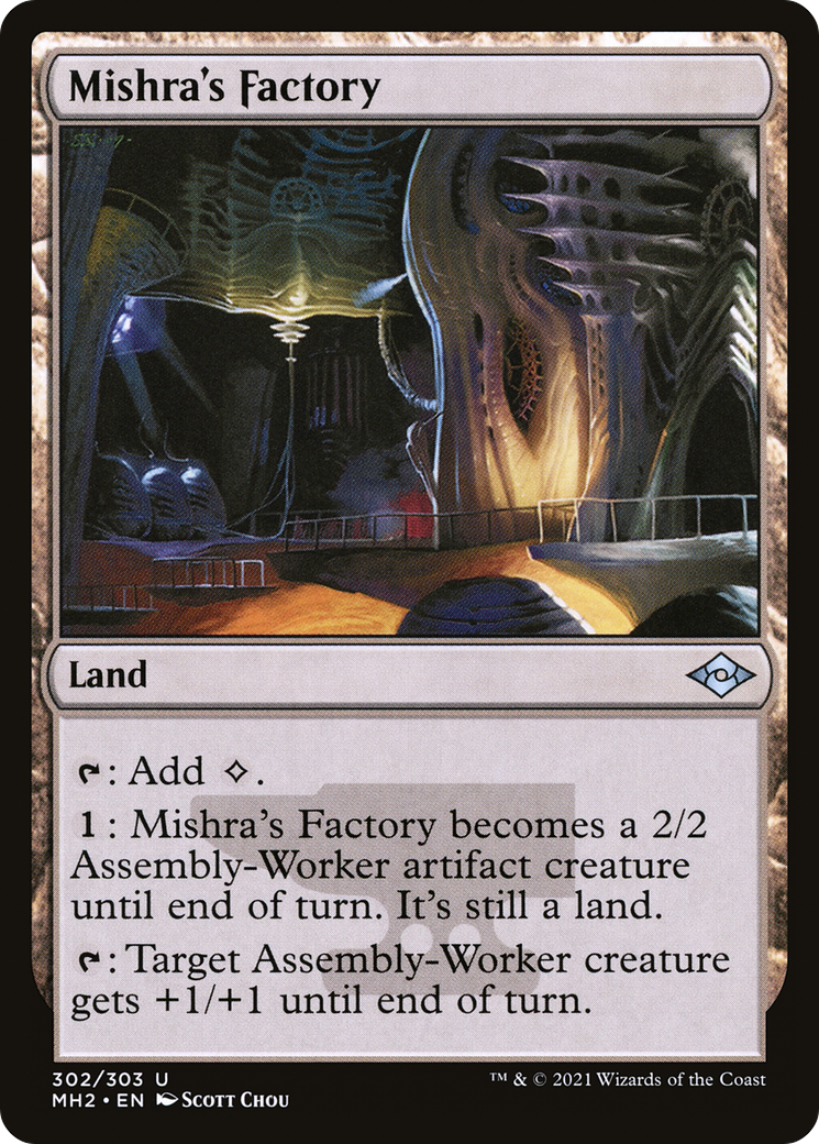 Mishra's Factory (MH2-302) [Modern Horizons 2] MTG Single Modern Horizons 2