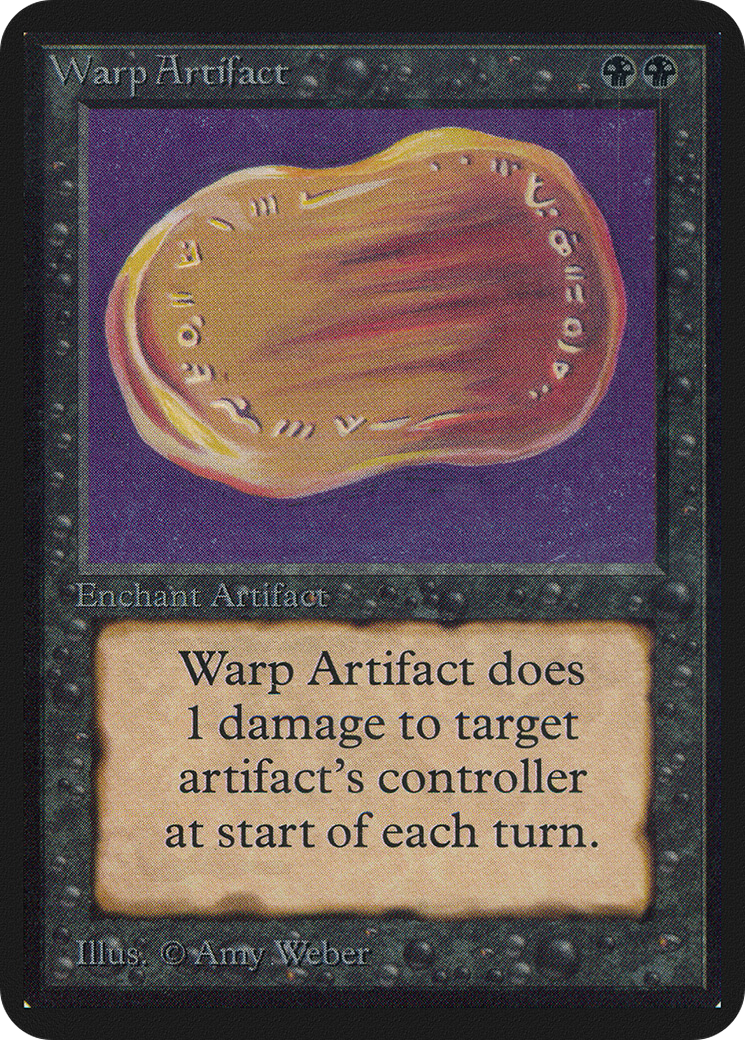 Warp Artifact (LEA-) [Oldschool] Limited Edition Alpha MTG Single Wizards of the Coast