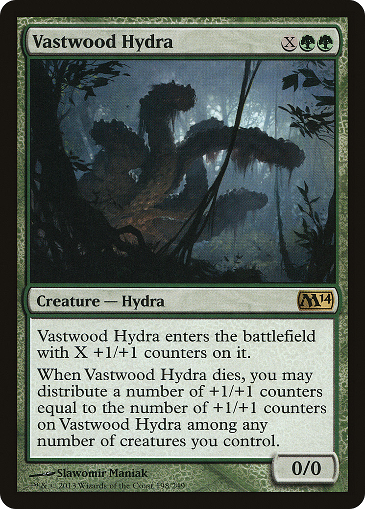 Vastwood Hydra (M14-198) [Magic 2014] Foil MTG Single Wizards of the Coast