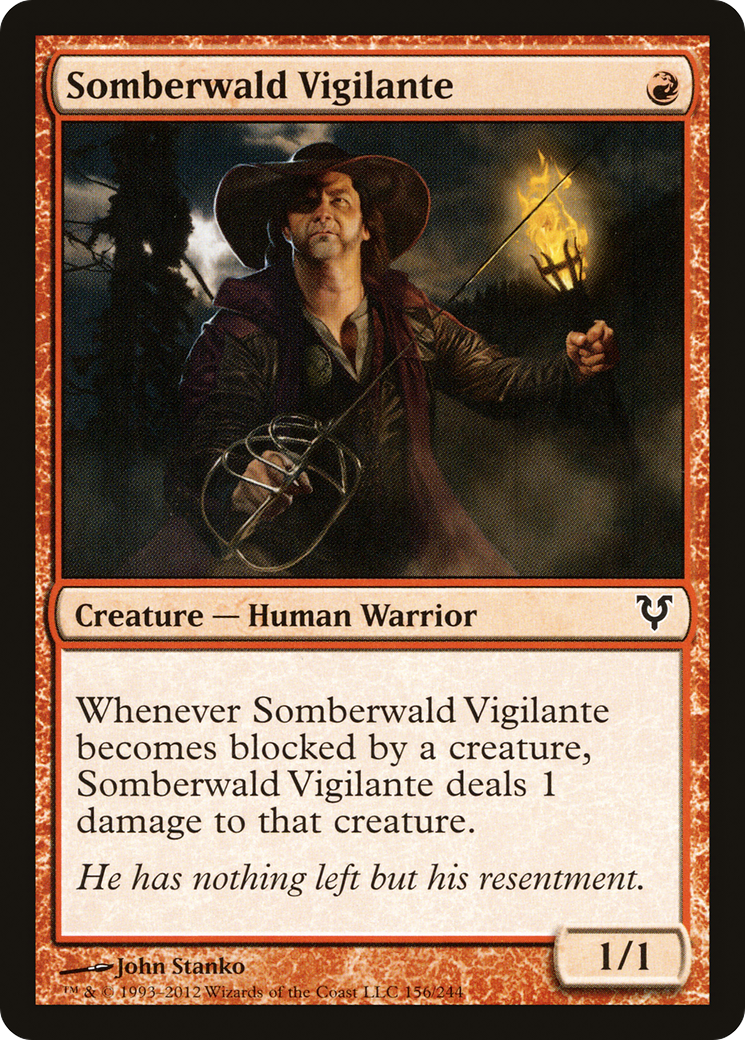 Somberwald Vigilante (AVR-156) [Avacyn Restored] MTG Single Wizards of the Coast