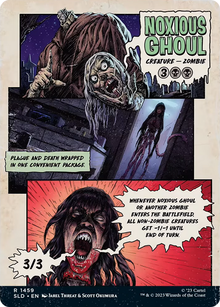 Noxious Ghoul (SLD-1459) [Secret Lair] Drop (Full Art) (Borderless) Foil MTG Single Wizards of the Coast