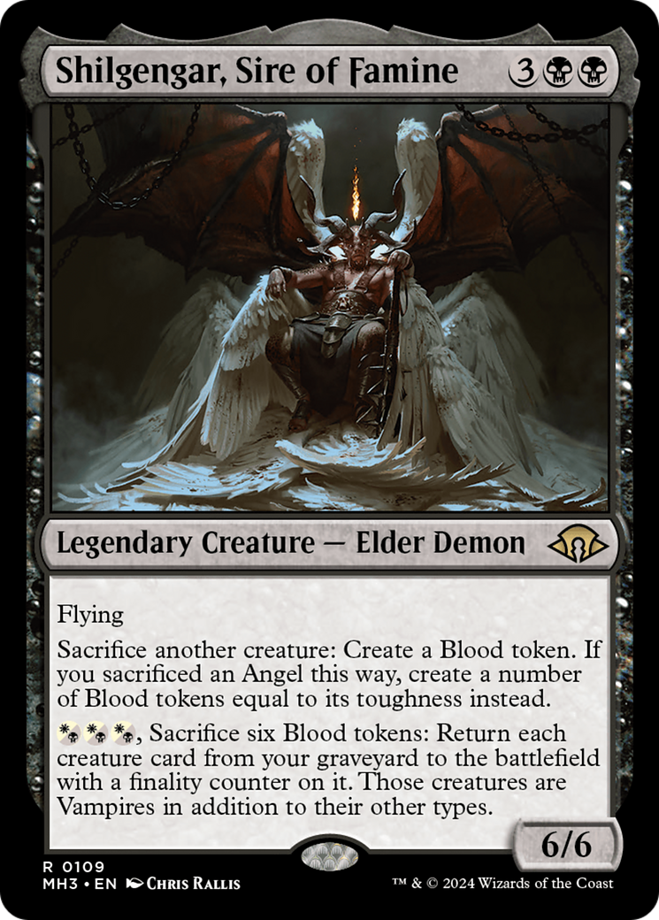 Shilgengar, Sire of Famine (MH3-109) [Modern Horizons 3] Foil MTG Single Modern Horizons 3