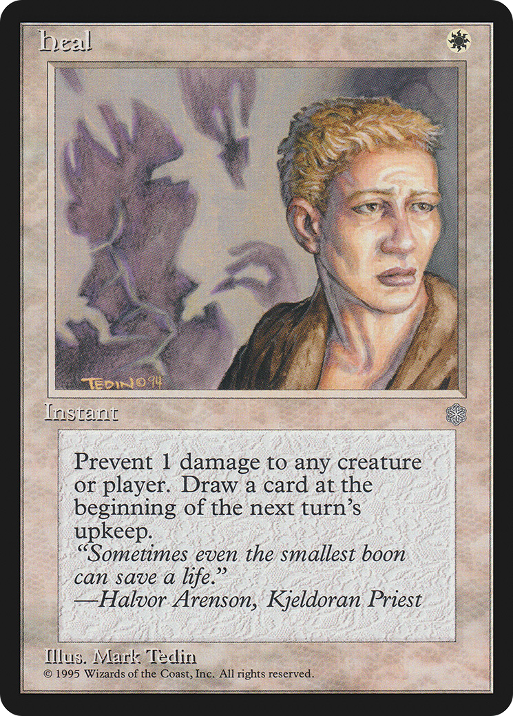 Heal (ICE-030) [Ice Age] MTG Single Wizards of the Coast
