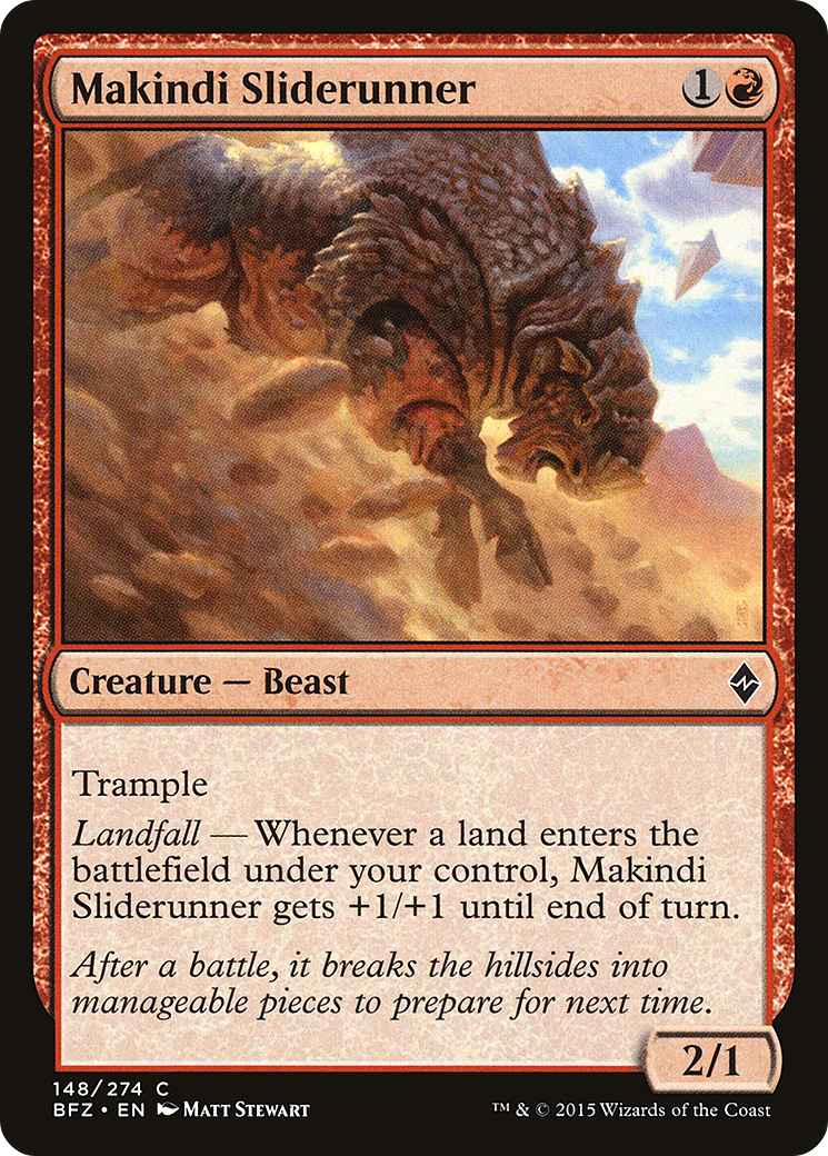 Makindi Sliderunner (BFZ-148) [Battle for Zendikar] MTG Single Wizards of the Coast