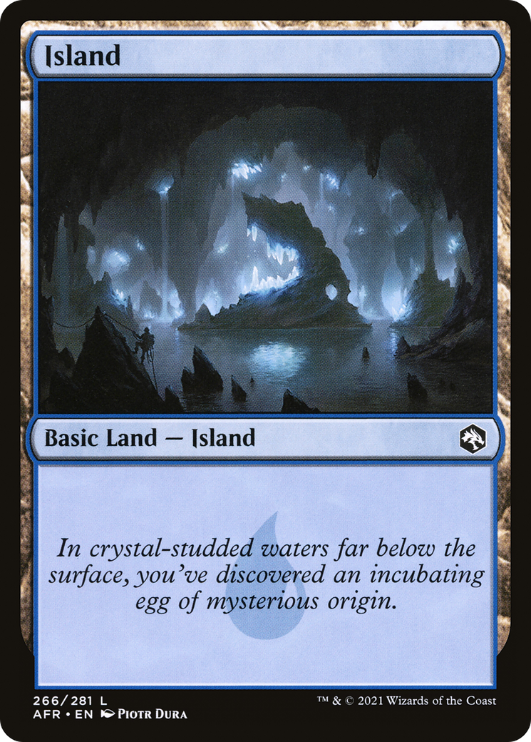 Island (AFR-266) [Adventures in the Forgotten Realms] MTG Single Wizards of the Coast