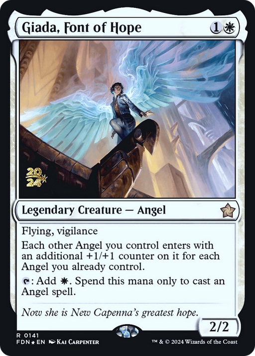 Giada, Font of Hope (PRE-141) [Foundations Promos] Foil MTG Single Wizards of the Coast