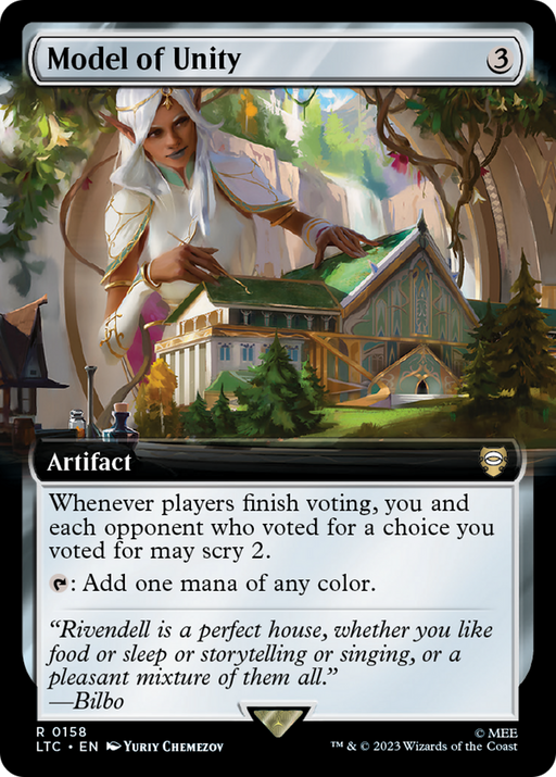 Model of Unity (LTC-158) [Tales of Middle-earth Commander] (Extended Art) MTG Single Wizards of the Coast