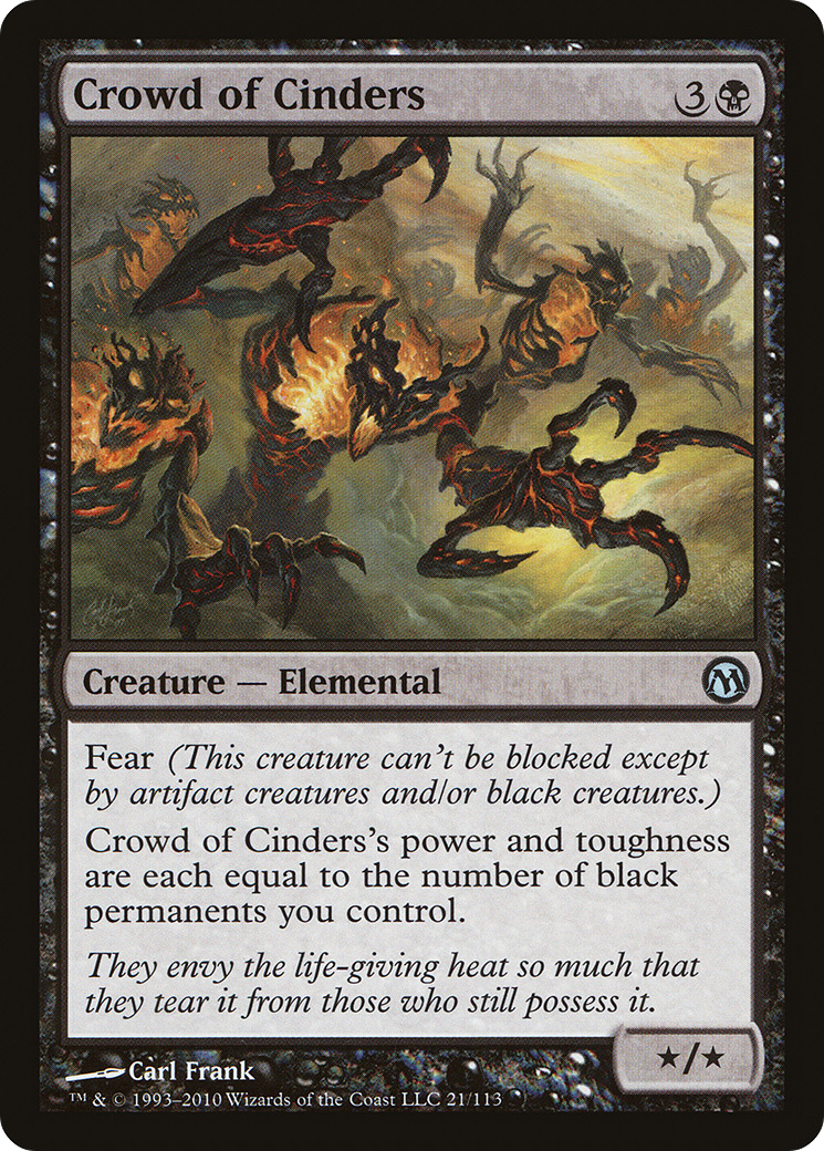 Crowd of Cinders (DPA-021) [Misc] Duels of the Planeswalkers MTG Single Wizards of the Coast