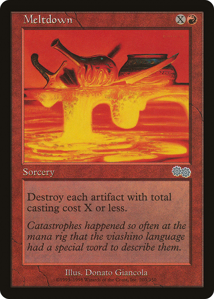 Meltdown (USG-203) [Urza's Saga] MTG Single Wizards of the Coast
