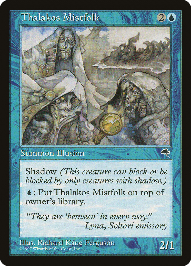 Thalakos Mistfolk (TMP-093) [Tempest] MTG Single Wizards of the Coast