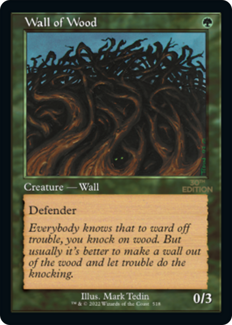 Wall of Wood (30A-518) [30th Anniversary Edition] MTG Single Wizards of the Coast