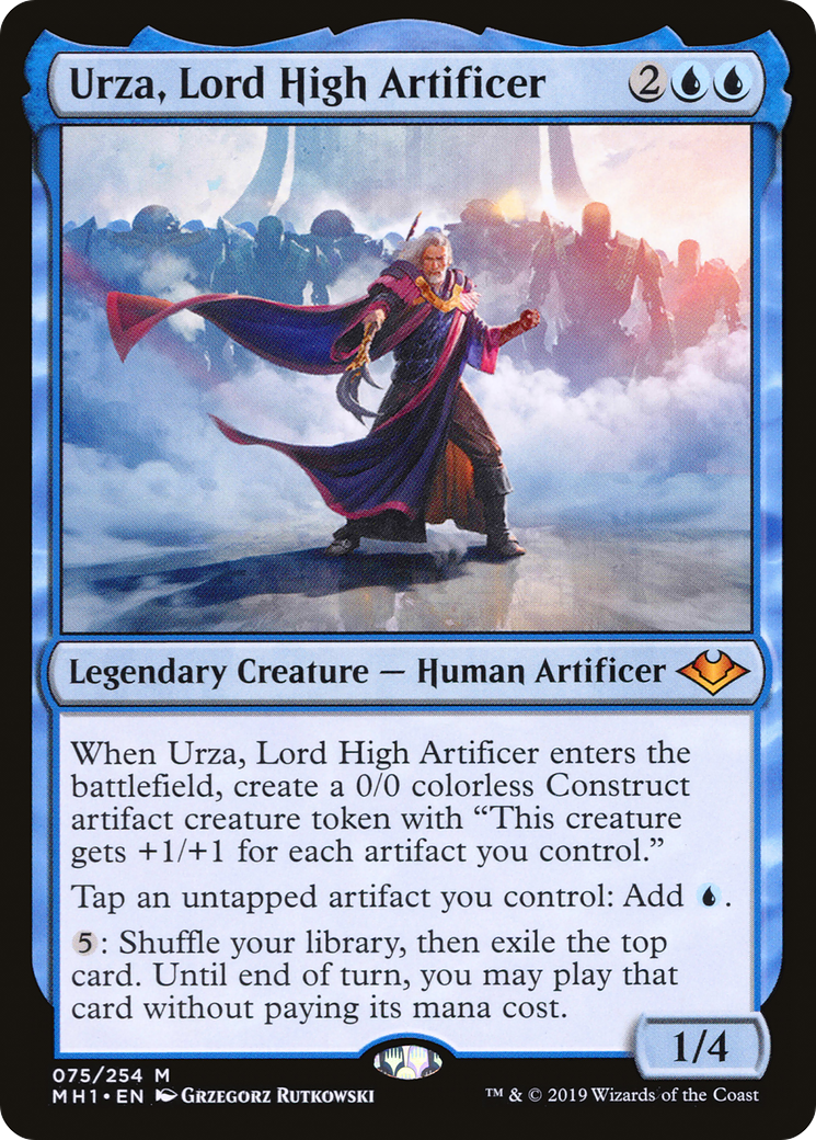 Urza, Lord High Artificer (MH1-075) [Modern Horizons] Foil MTG Single Modern Horizons