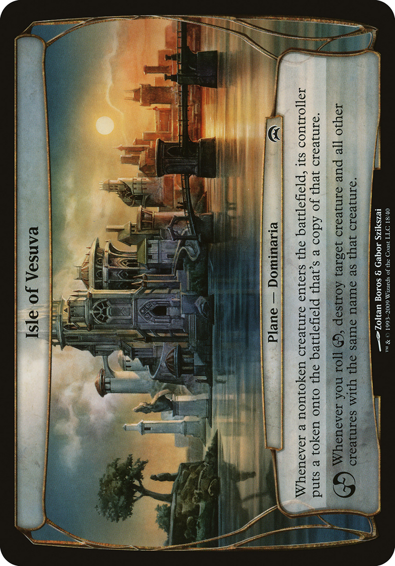 Isle of Vesuva (Planechase) (OVER-) [Oversized] Planechase Planes MTG Single Wizards of the Coast
