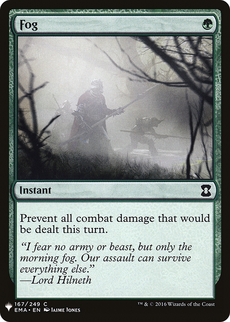 Fog (LIST-EMA-167) [Mystery Booster] The List MTG Single Wizards of the Coast