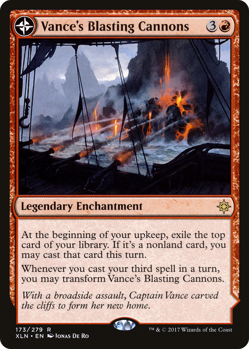 Vance's Blasting Cannons (XLN-173) [Ixalan] MTG Single Wizards of the Coast