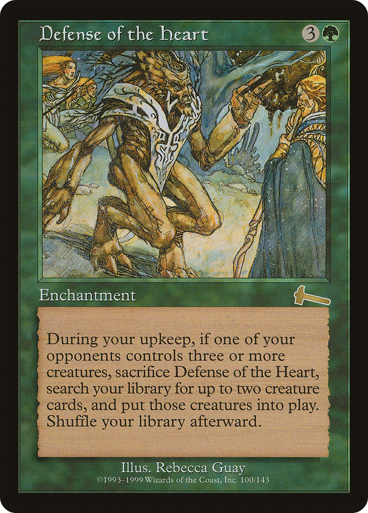 Defense of the Heart (ULG-100) [Urza's Legacy] Foil MTG Single Wizards of the Coast