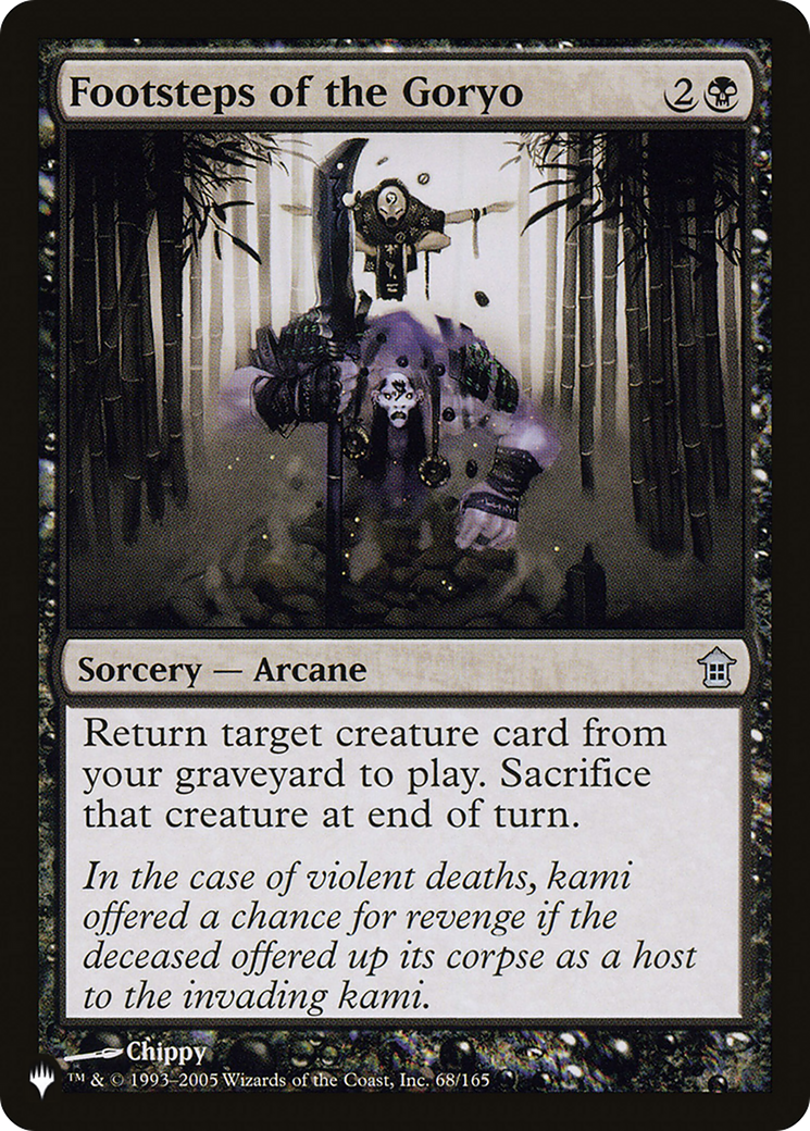 Footsteps of the Goryo (LIST-SOK-68) [Mystery Booster] The List MTG Single Wizards of the Coast