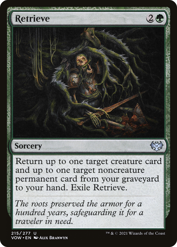 Retrieve (VOW-215) [Innistrad: Crimson Vow] Foil MTG Single Wizards of the Coast