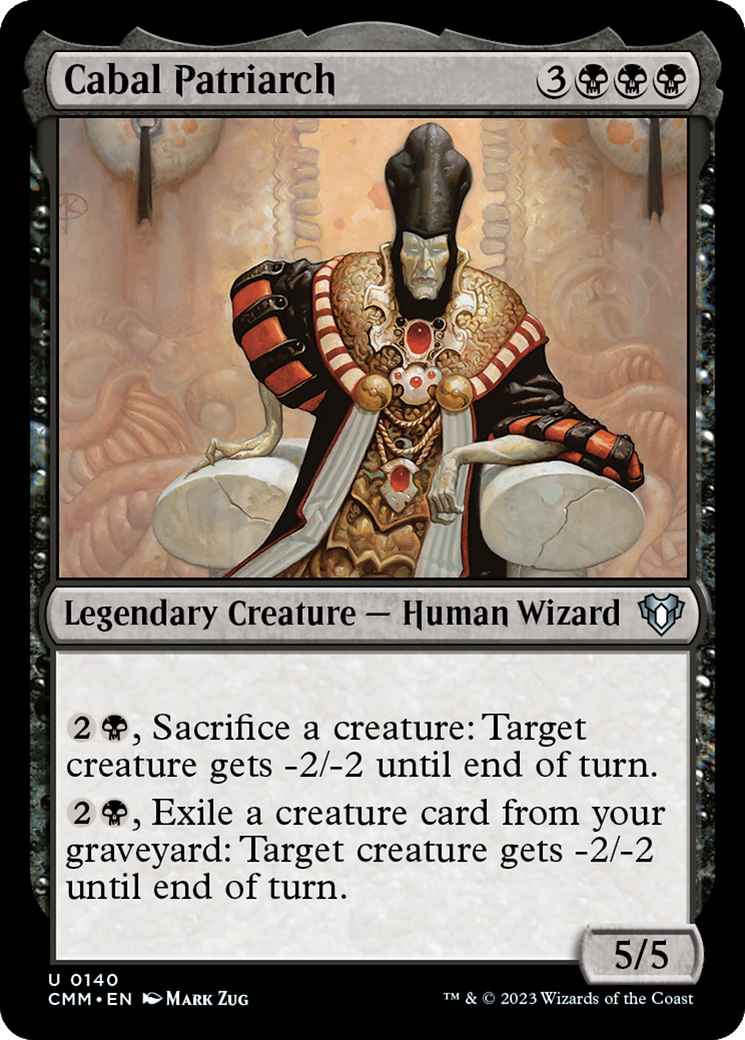 Cabal Patriarch (CMM-140) [Commander Masters] MTG Single Wizards of the Coast