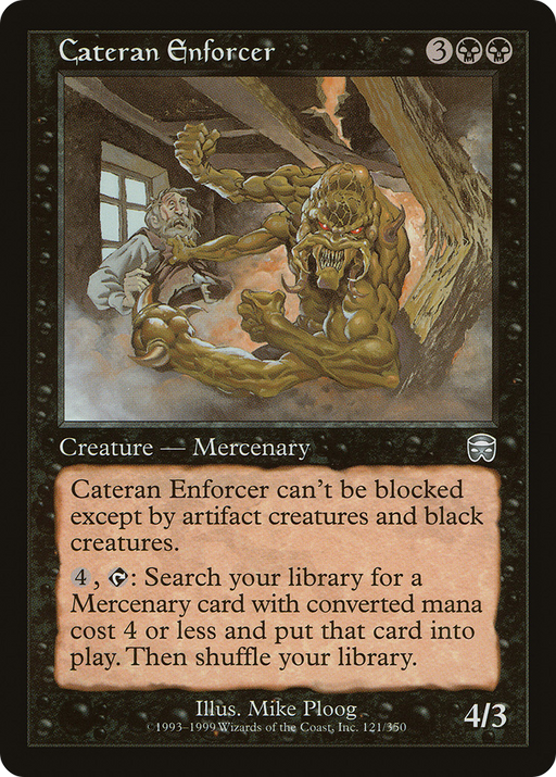Cateran Enforcer (MMQ-121) [Mercadian Masques] MTG Single Wizards of the Coast