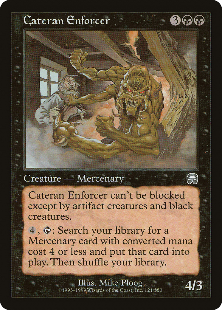 Cateran Enforcer (MMQ-121) [Mercadian Masques] Foil MTG Single Wizards of the Coast