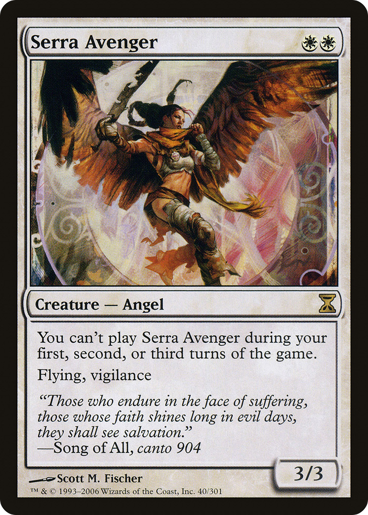 Serra Avenger [Time Spiral] MTG Single Magic: The Gathering