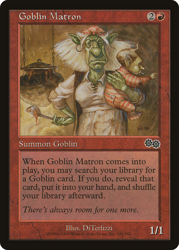 Goblin Matron (USG-191) [Urza's Saga] MTG Single Wizards of the Coast