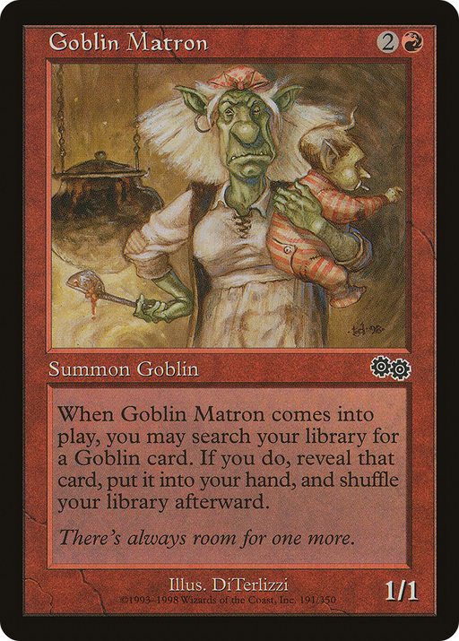 Goblin Matron (USG-191) [Urza's Saga] MTG Single Wizards of the Coast