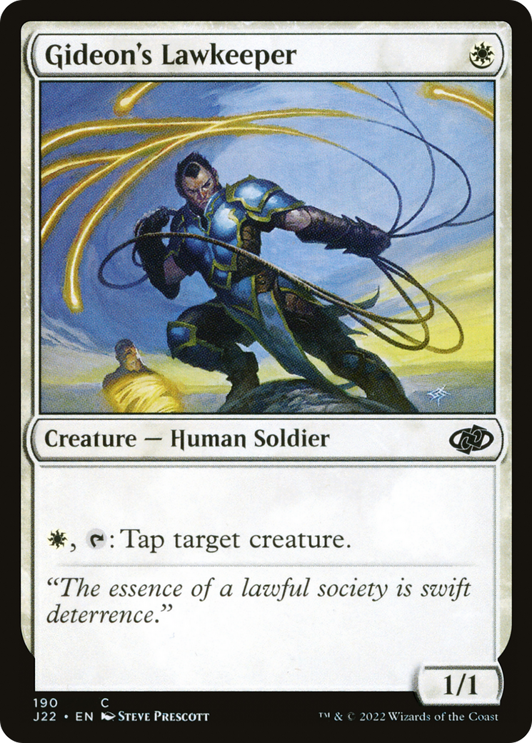 Gideon's Lawkeeper (J22-190) [Jumpstart 2022] MTG Single Wizards of the Coast