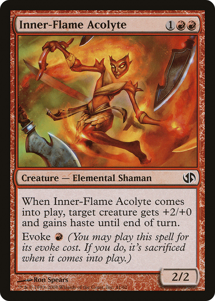 Inner-Flame Acolyte (DD2-041) [Misc] Duel Decks: Jace vs. Chandra MTG Single Wizards of the Coast