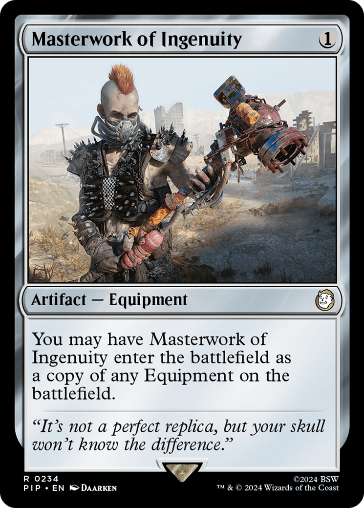 Masterwork of Ingenuity (PIP-234) [Fallout] MTG Single Wizards of the Coast