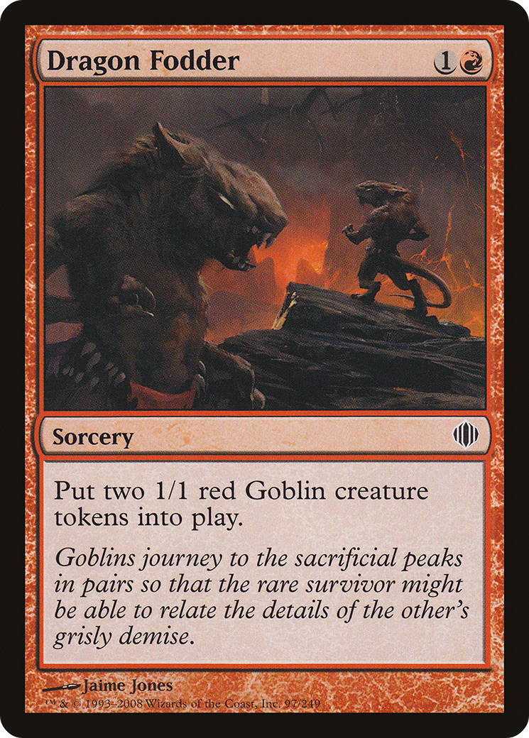 Dragon Fodder (ALA-097) [Shards of Alara] Foil MTG Single Wizards of the Coast