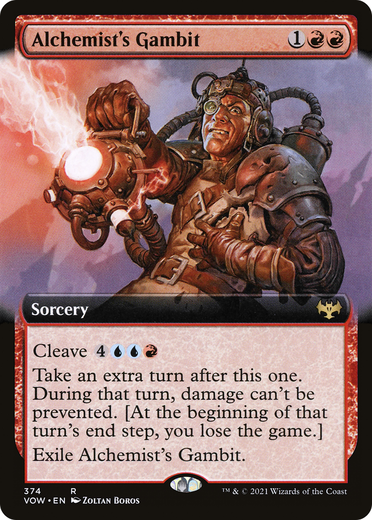 Alchemist's Gambit (VOW-374) [Innistrad: Crimson Vow] (Extended Art) MTG Single Wizards of the Coast