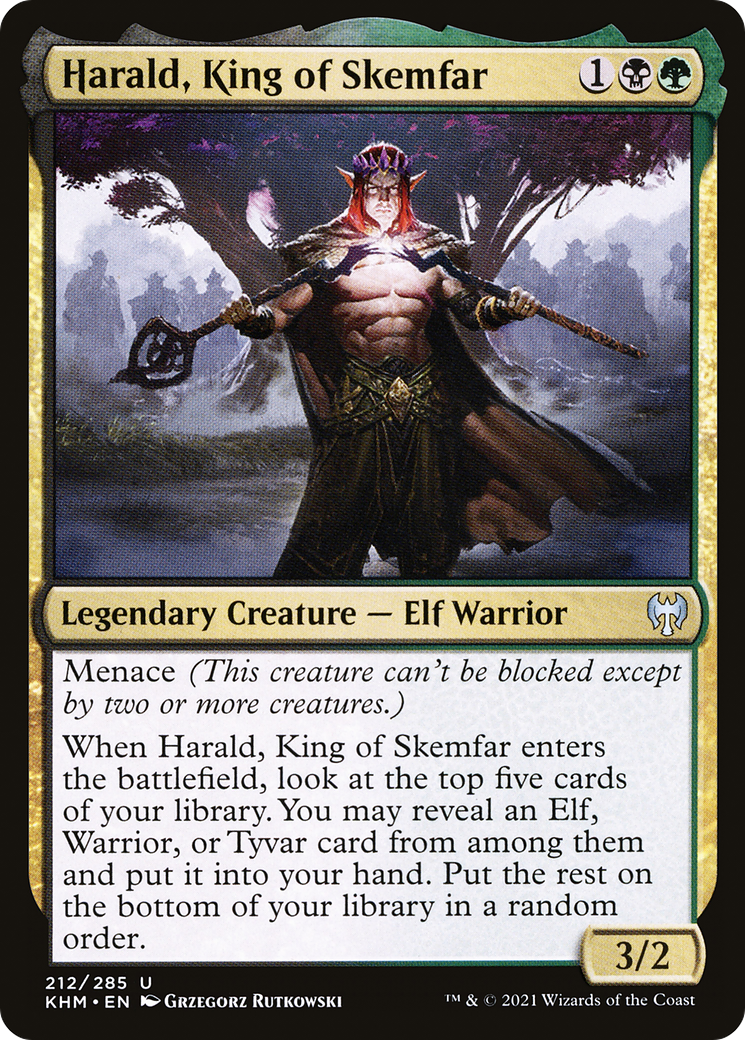 Harald, King of Skemfar (KHM-212) [Kaldheim] MTG Single Wizards of the Coast