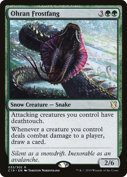 Ohran Frostfang (C19-033) [Commander 2019] MTG Single Wizards of the Coast