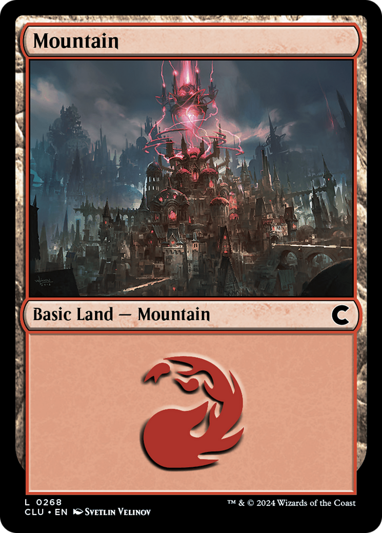 Mountain (0268) (CLU-268) [Ravnica: Clue Edition] MTG Single Wizards of the Coast