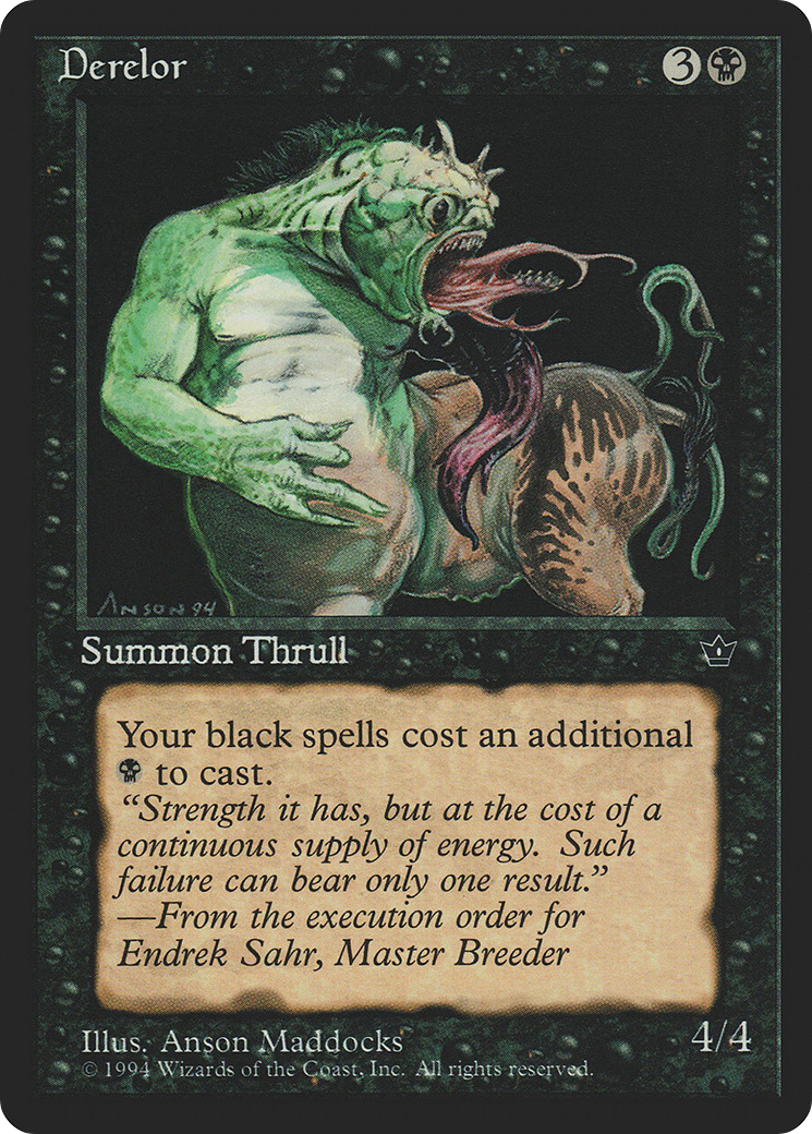 Derelor (FEM-036) [Fallen Empires] MTG Single Wizards of the Coast