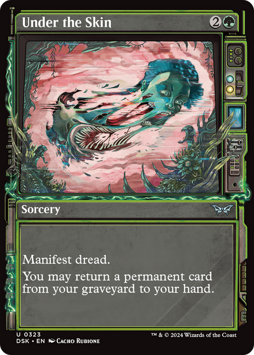 Under the Skin (DSK-323) [Duskmourn: House of Horror] (Showcase) MTG Single Wizards of the Coast