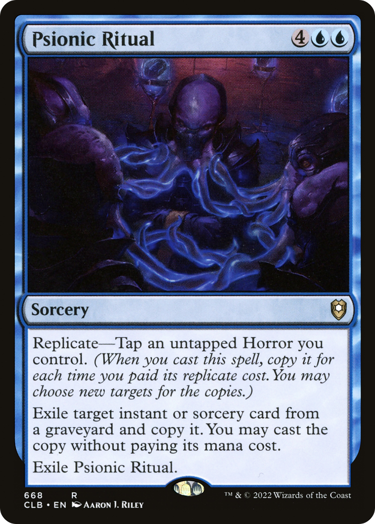 Psionic Ritual (CLB-668) [Commander Legends: Battle for Baldur's Gate] MTG Single Wizards of the Coast