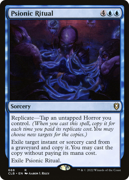 Psionic Ritual (CLB-668) [Commander Legends: Battle for Baldur's Gate] MTG Single Wizards of the Coast