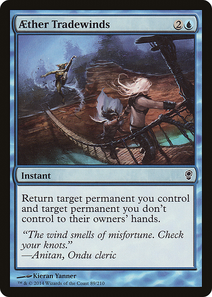 Aether Tradewinds (CNS-089) [Conspiracy] MTG Single Wizards of the Coast