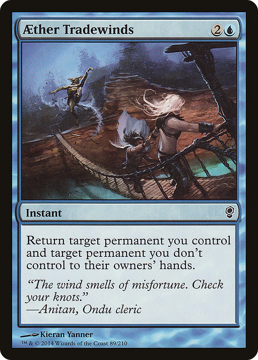 Aether Tradewinds (CNS-089) [Conspiracy] MTG Single Wizards of the Coast