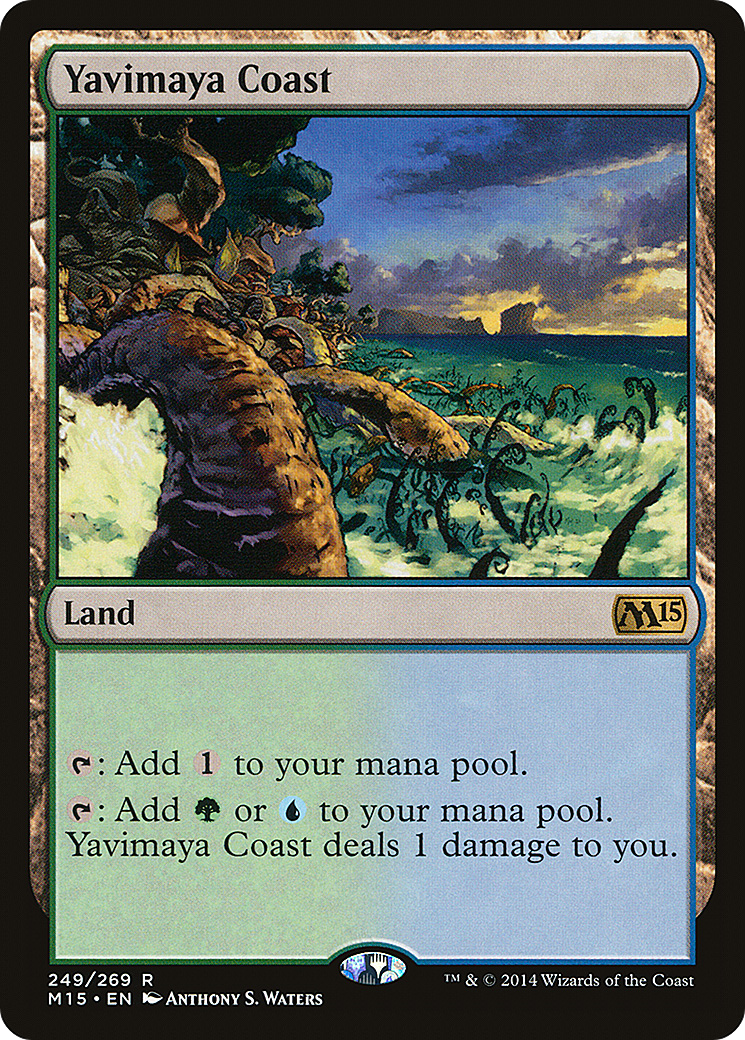 Yavimaya Coast (M15-249) [Magic 2015] Foil MTG Single Wizards of the Coast