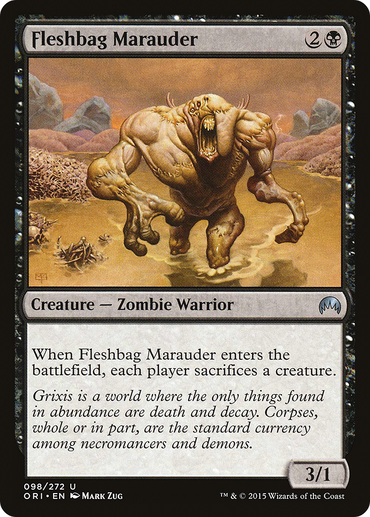 Fleshbag Marauder (ORI-098) [Magic Origins] Foil MTG Single Wizards of the Coast