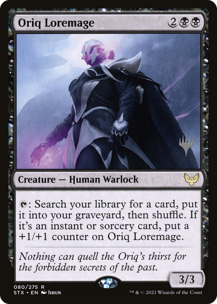 Oriq Loremage (PPSTX-080) [Strixhaven: School of Mages Promos] MTG Single Wizards of the Coast