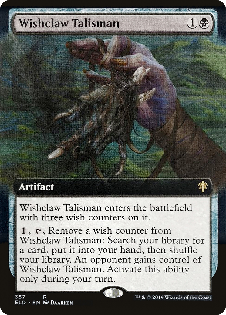 Wishclaw Talisman (ELD-357) [Throne of Eldraine] (Extended Art) MTG Single Wizards of the Coast