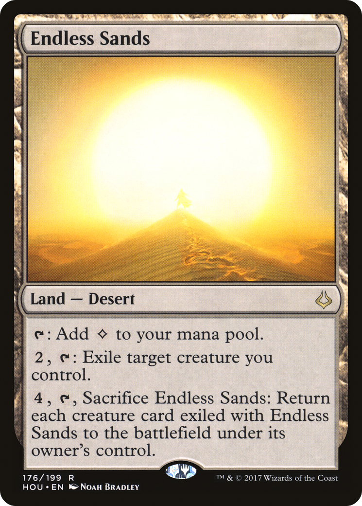 Endless Sands (HOU-176) [Hour of Devastation] Foil MTG Single Wizards of the Coast