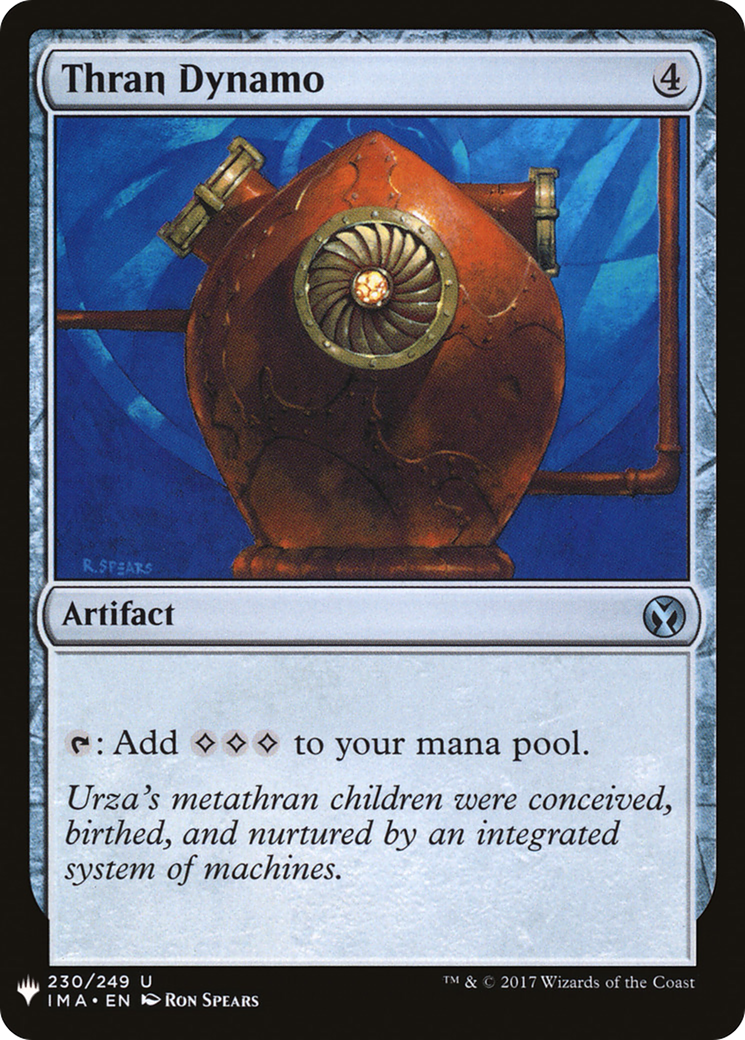 Thran Dynamo (LIST-230) [Mystery Booster] The List MTG Single Wizards of the Coast