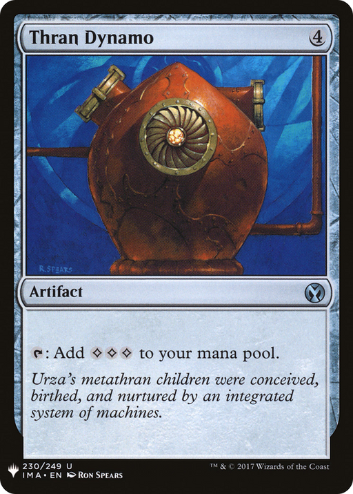 Thran Dynamo (LIST-230) [Mystery Booster] The List MTG Single Wizards of the Coast