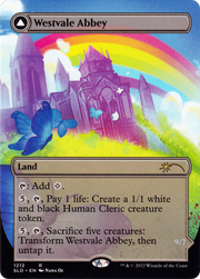 Westvale Abbey (Display Commander) - Thick Stock (SLD-1212) [Secret Lair] Drop (Borderless) MTG Single Wizards of the Coast